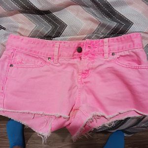 Victoria secret shorts size 2 pink and purple